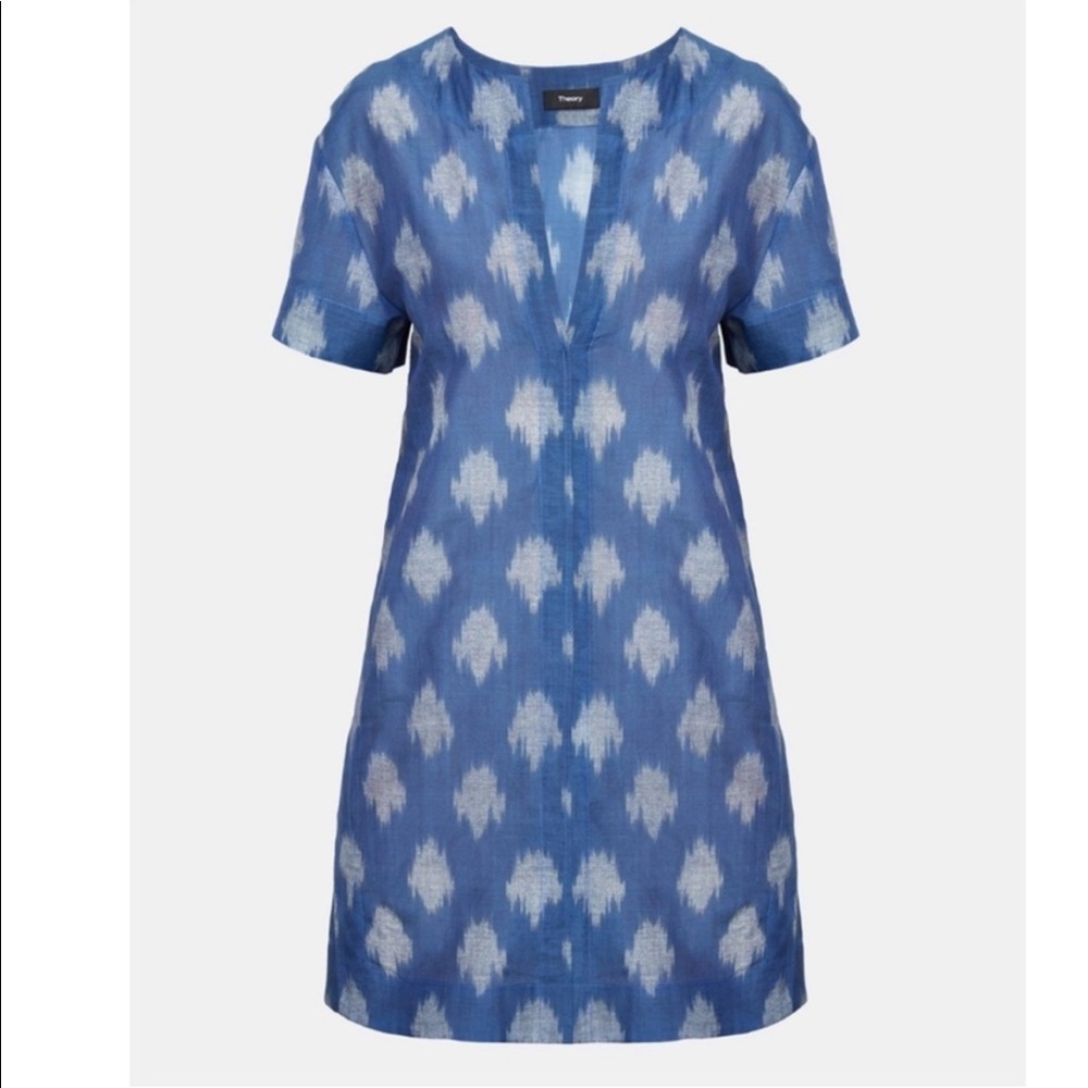 Theory Slit Front Shift Dress. Size P.